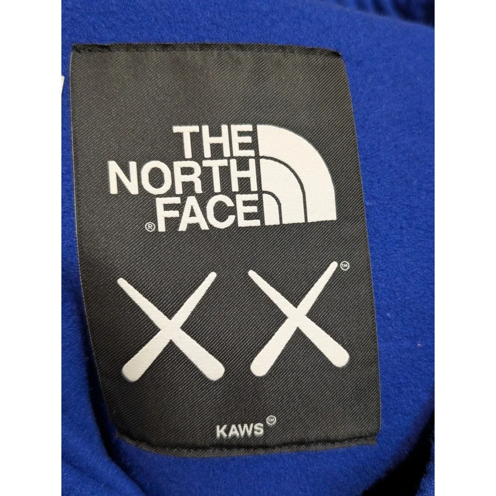 The North Face x KAWS‎ XX Sweatpants Bolt Blue Mens Large NF0A7WLK Sample SP22
